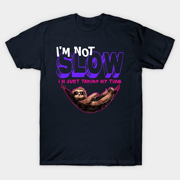 Funny sloth T-Shirt by Qrstore